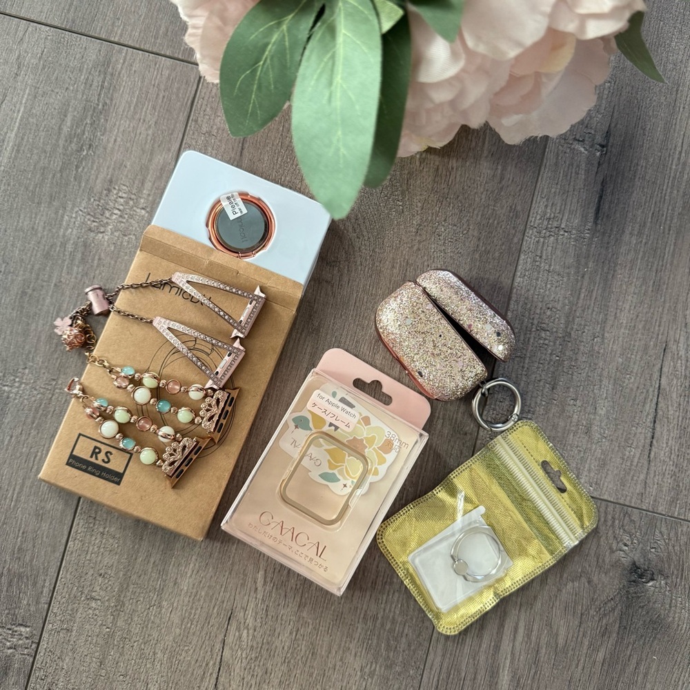 6 Pc‎ Apple Watch Airpods iPhone Accessories Bundle